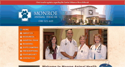 Desktop Screenshot of monroeanimalhealth.com